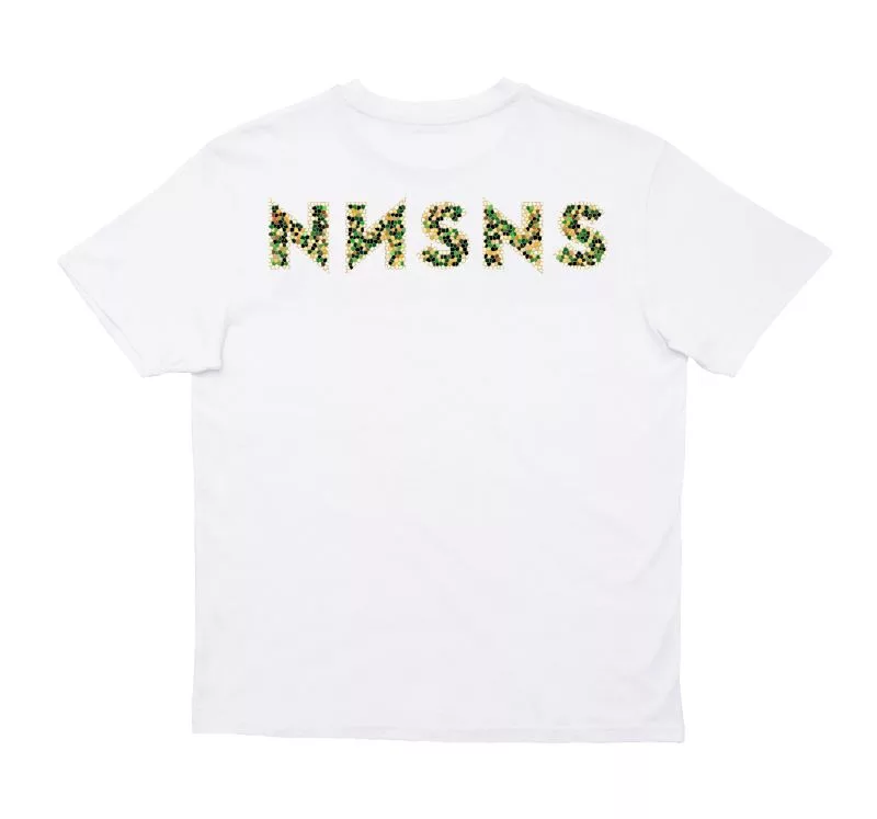 NoNSeNSe Fill Mosaic Tee White