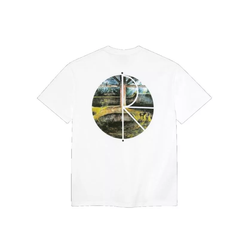 Polar Tee  Fill Logo Burnside 2084 White
