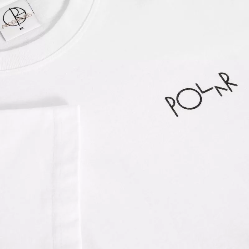Polar Tee  Fill Logo Burnside 2084 White