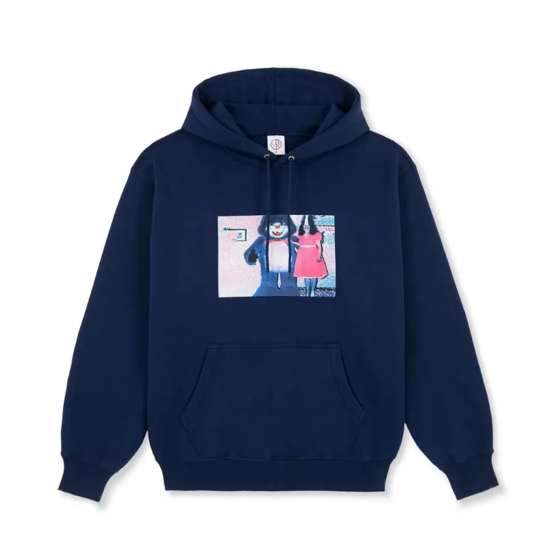 Polar Pink Dress Dave Hoodie Dark Blue