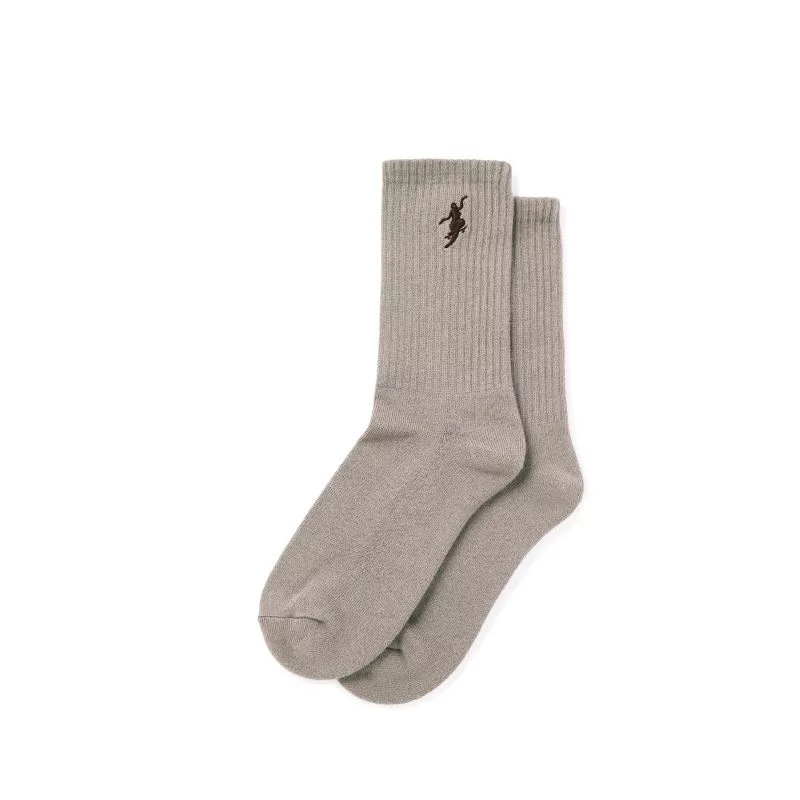 Polar – Rib Socks – No Comply – Sand / Brown