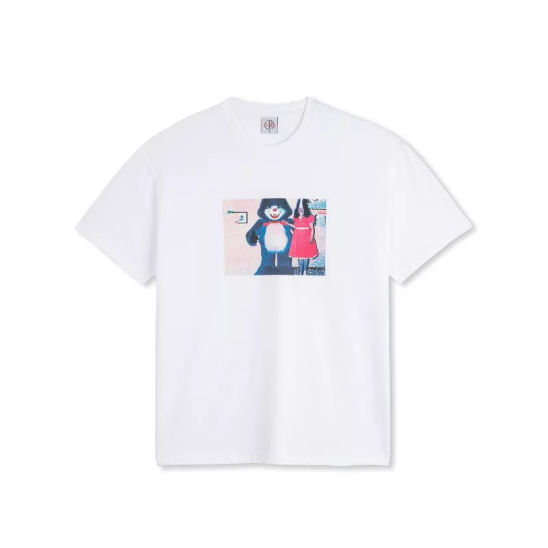 Polar Pink Dress Tee White