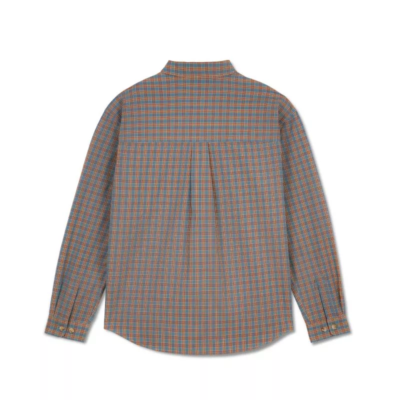 Polar Mitchell LS Shirt Blue/Rust