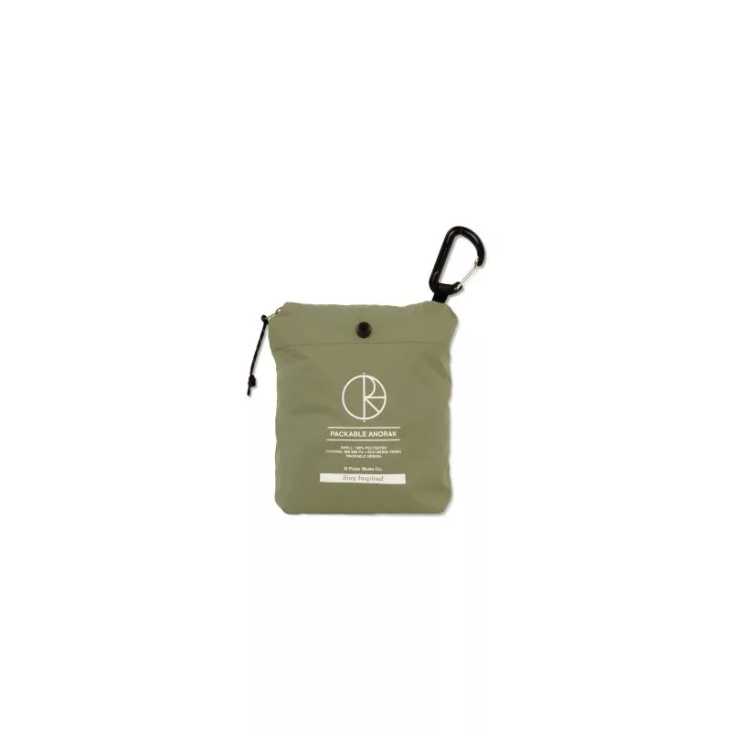 Polar Packable Anorak Dirty Green