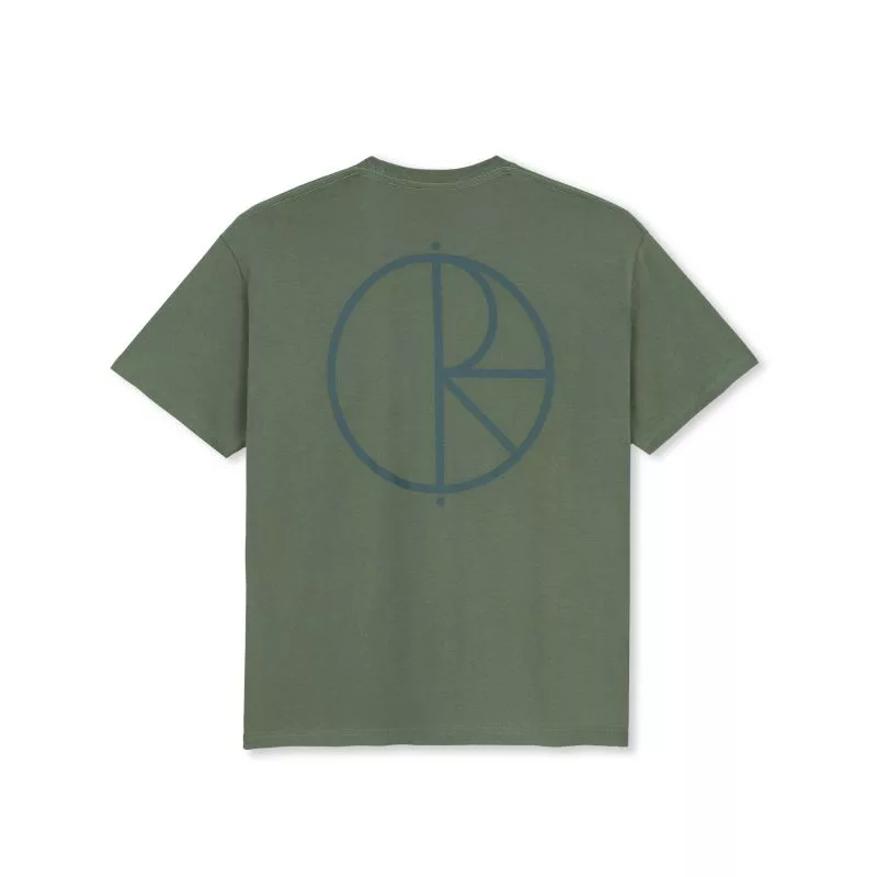 Polar Stroke Logo Tee Jade Green / Dark Green