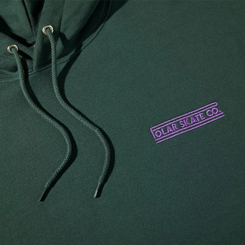Polar Stretch Logo Dave Hoodie Dark Teal