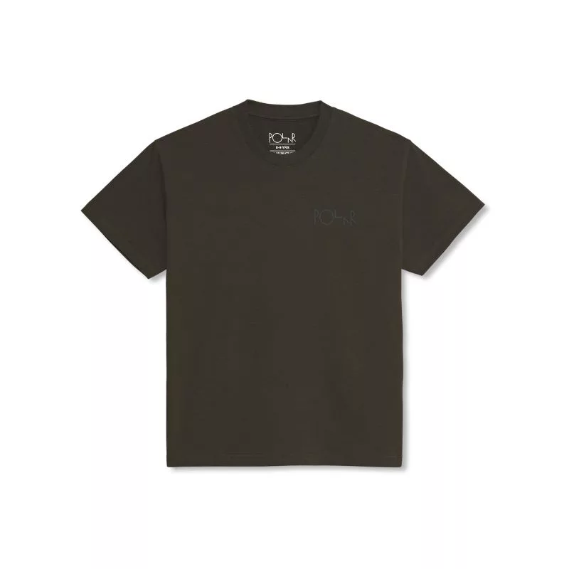 Polar Stroke Logo Tee Dirty Black