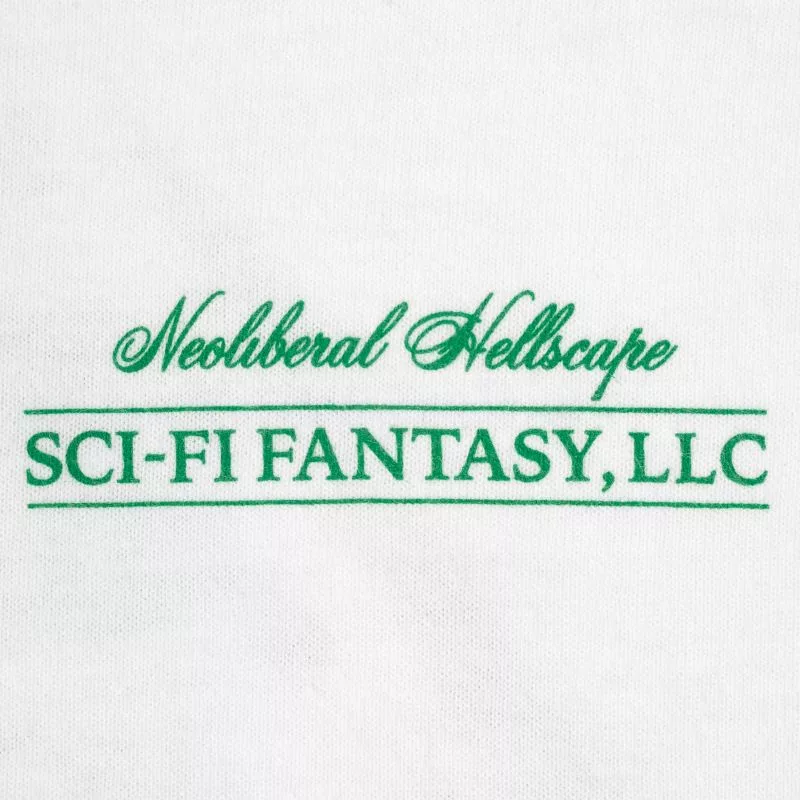 Sci-Fi Fantasy Neoliberal Tee White