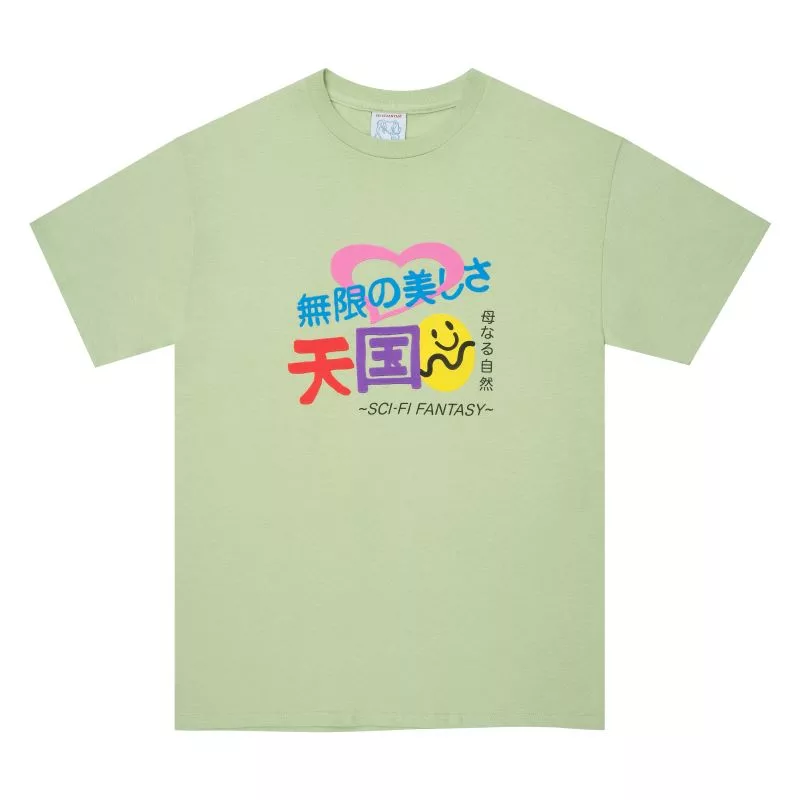 Sci-Fi Fantasy Foreign Figures Tee Pistachio