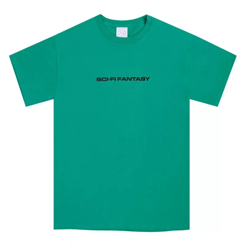 Sci-Fi Fantasy Textured Logo Tee Green