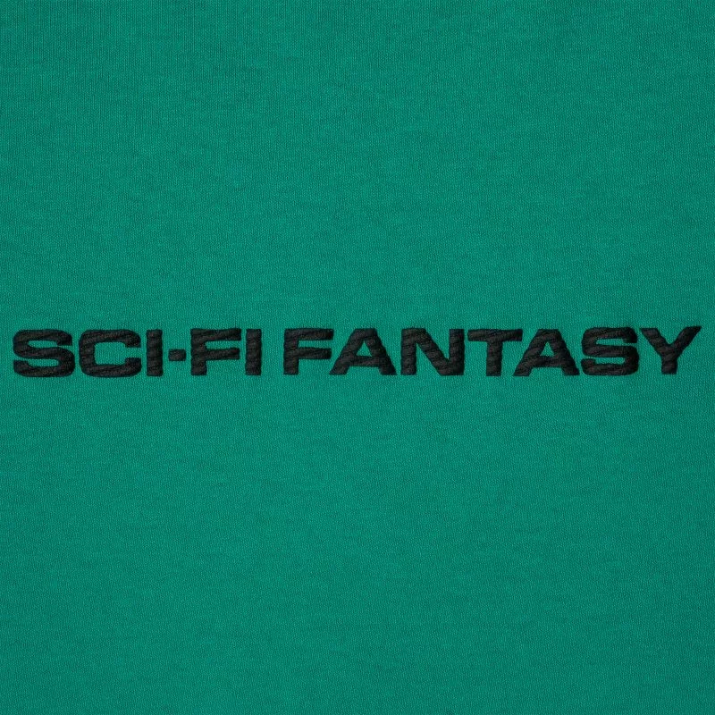 Sci-Fi Fantasy Textured Logo Tee Green