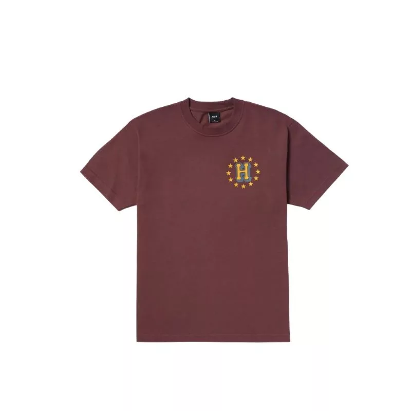 Huf Galactic Stack Tee Eggplant