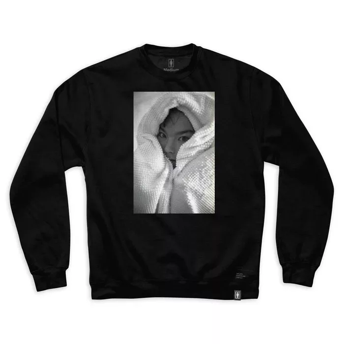 Girl Sweat Bjork Crew Black