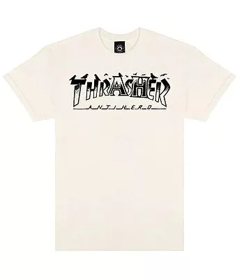 Thrasher T-Shirt Pigeon Mag Natural