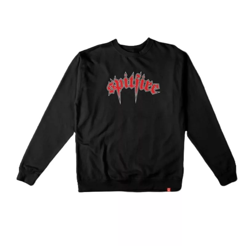 Spitfire Sweat Venom Crew Black