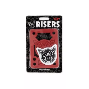 Pigs Risers Red 1/8
