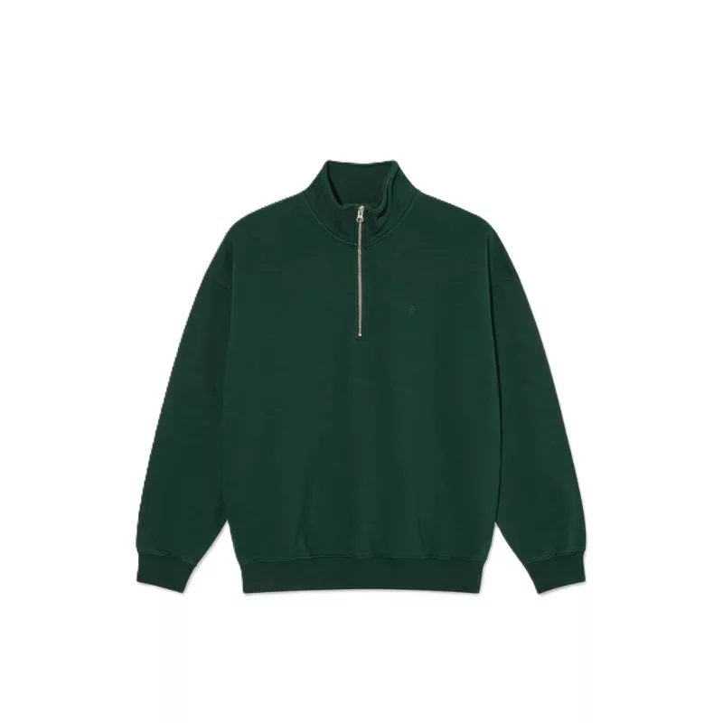 Polar Frankie Half Zip Sweater / Dark Emerald