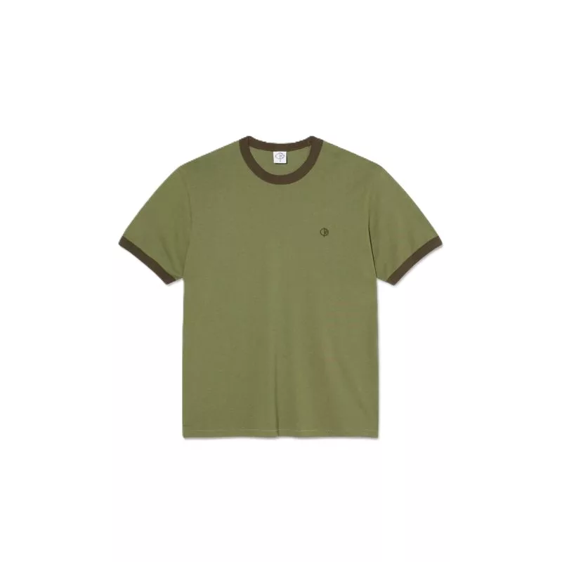 Polar Ringer Tee / Army Green – Brown