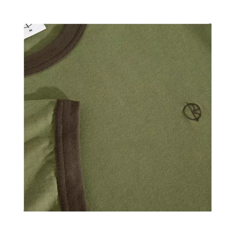 Polar Ringer Tee / Army Green – Brown