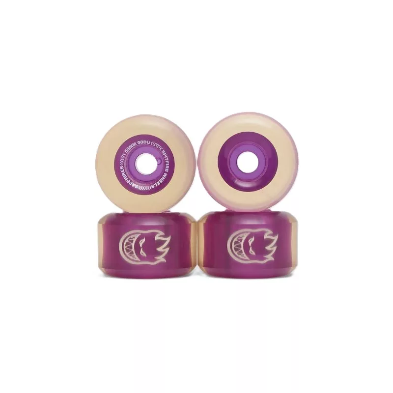 Spitfire Wheels / Sapphire Clear Purple / 90D / 58 MM