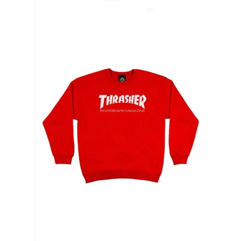 Thrasher Sweat Skate Mag Crew Red