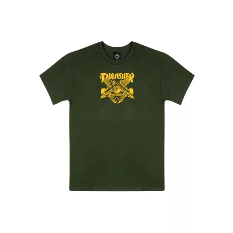 Thrasher T-Shirt Eaglegram Forest Green