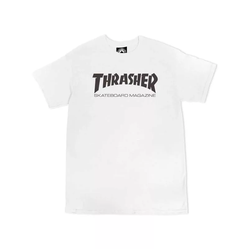 Thrasher T-Shirt Skate Mag White