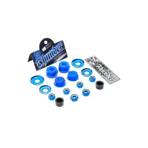 Thunder Rebuilt Kit Blue Medium 95D Bushing Washer Pivot Cup Nuts