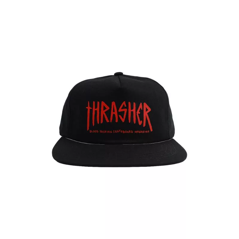 Thrasher X Toy Machine / Scratch Snapback / Black