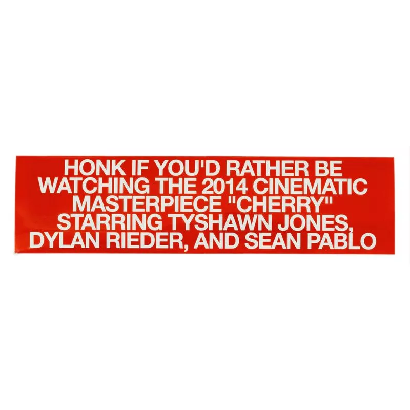 Jenkem / Bumper Sticker /  Cherry