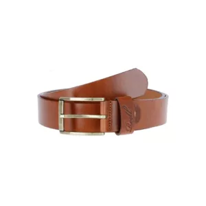 Reel Belt leather vintage Brown Narrow