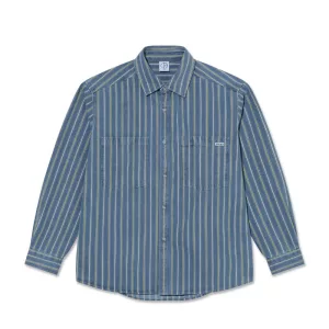 Polar Skate Co Mitchell Shirt Jeans Yellow Blue Front