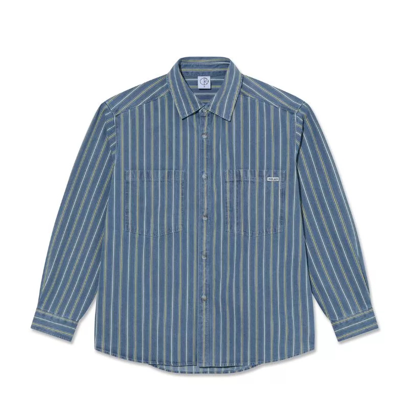 Polar Skate Co / Mitchell Shirt / Jeans Yellow Blue
