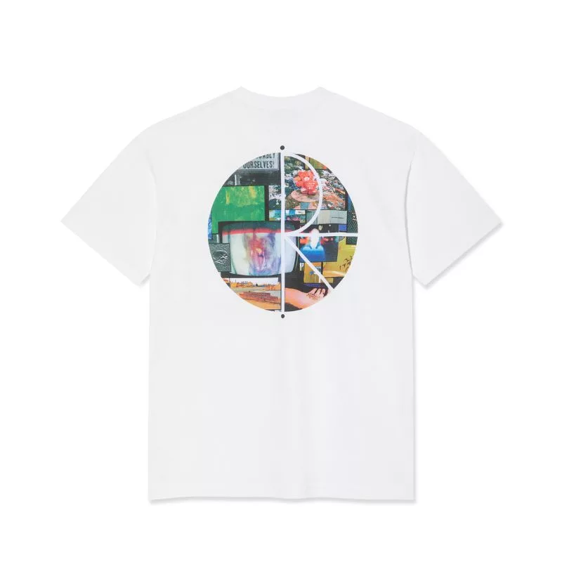 Polar Skate Co / Tee Fill Logo / Ourselves Collage White