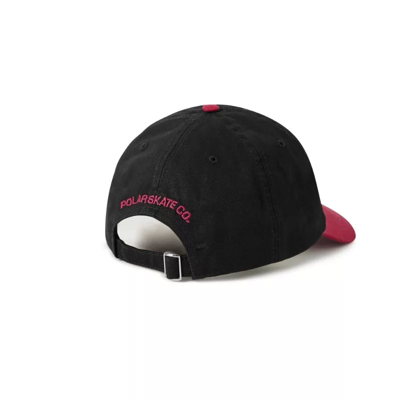Polar Skate Co / Sai Cap Stroke Logo / Black Redcurrant