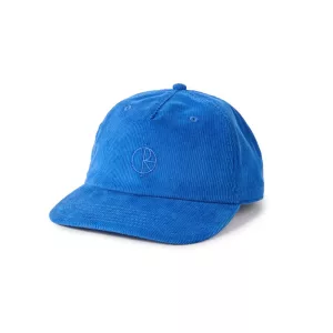 Polar Skate Co James cap Cord Stroke logo Blue