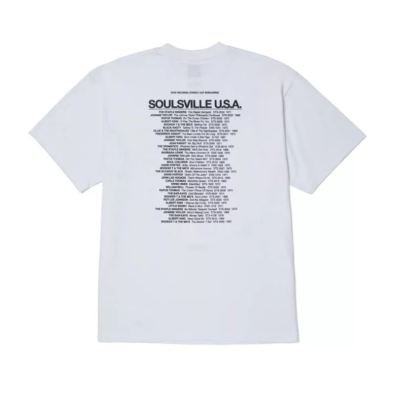 Huf / T-Shirt Soulsville USA / White