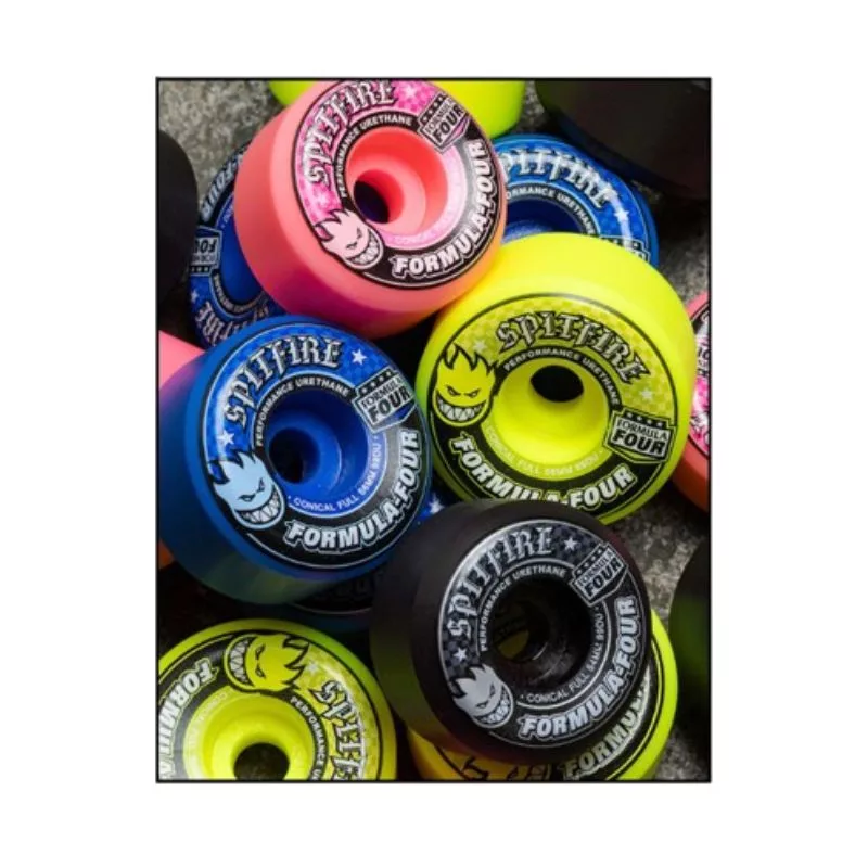 Spitfire Wheels / 54mm 99A / Conical Full / Black