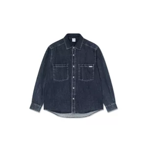 Polar Mike LS SHIRT Denim Washed Blue