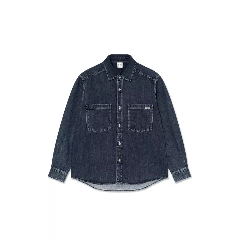 Polar Skate Co / Mike LS Shirt / Denim Washed Blue