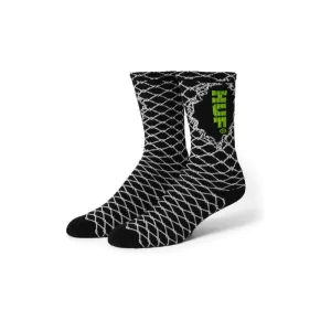 HUF Socks Broken Fence Black