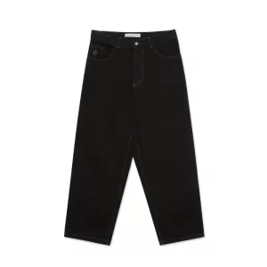 Polar Skate Co Big Boy Pants Black Dark Olive