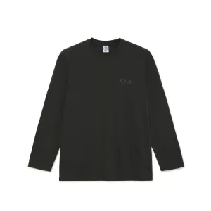 Polar Skate Co Steve ls tee Dirty black