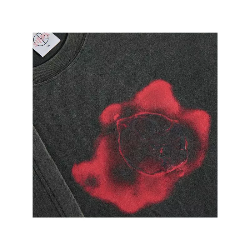 Polar Skate Co / Tee Metal Logo / Silver Black