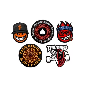 Spitfire Wheels x Thrasher Stickers Pack