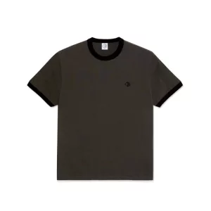 Polar Skate Co Ringer tee Washed Black Black