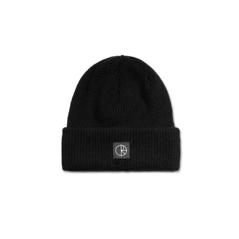 Polar Skate Co / Double Fold Merino Beanie / Black