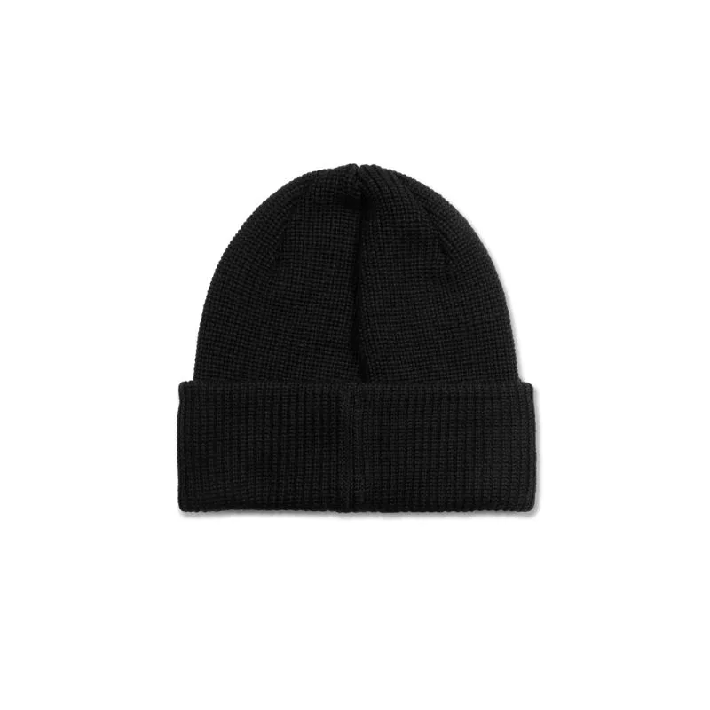 Polar Skate Co / Double Fold Merino Beanie / Black
