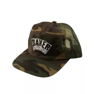 Baker Cap Arch Logo Camo Trucker