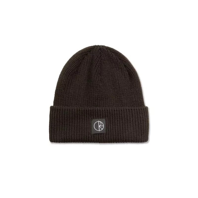 Polar Skate Co / Double Fold Merino Beanie / Brown